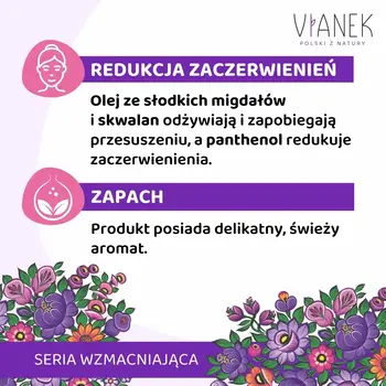 Vianek, wzmacniający płyn micelarny i tonik 2w1, 200 ml