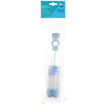 Canpol, szczotka do butelek i smoczków, z gąbką, 1 szt.