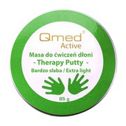 Qmed Active Therapy Putty, masa do ćwiczeń dłoni, bardzo słaba – zielona, 1 szt.