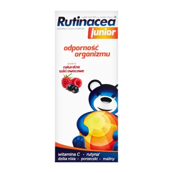 Rutinacea Junior, syrop, naturalne soki owocowe, 100 ml