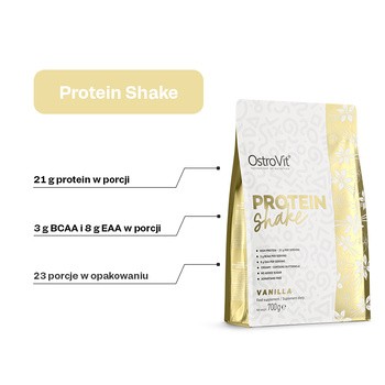 OstroVit Protein Shake, proszek, smak vanilla, 700 g