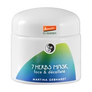 Martina Gebhardt, maska 7 ziół do skóry zniszczonej i zmęczonej, twarz i dekolt, 100 ml