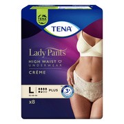 Majtki chłonne TENA Lady Pants Plus Creme OTC Edition, rozmiar L, 8 szt.