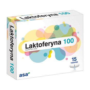 Laktoferyna 100, kapsułki, 15 szt.