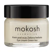 Mokosh, korygujący krem pod oczy, zielona herbata, mini, 15 ml