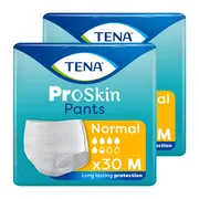 Zestaw 2 x TENA Pants ProSkin Normal, majtki chłonne, rozmiar M, 30 szt.