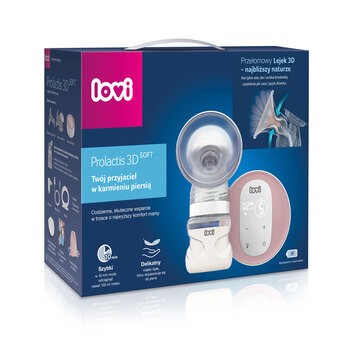 Canpol Lovi Prolactis 3D Soft, laktator dwufazowy elektryczny, 1 szt.