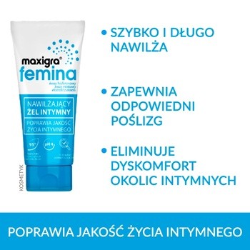 Maxigra Femina, nawilżający żel intymny, 75 ml