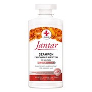 Jantar Medica, szampon z wyciągiem z bursztynu do włosów zniszczonych, 330 ml