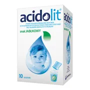 Acidolit, proszek, smak jabłkowy, 4,4 g, 10 saszetek
