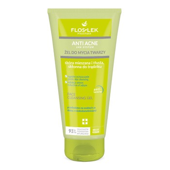 Flos-Lek Anti Acne 24H System, żel do mycia twarzy, 200 ml