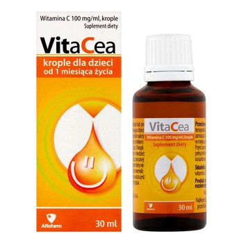 VitaCea, krople dla dzieci od 1 m-ca, 30 ml
