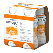 Resource 2.0, płyn o smaku morelowym, 4 x 200 ml