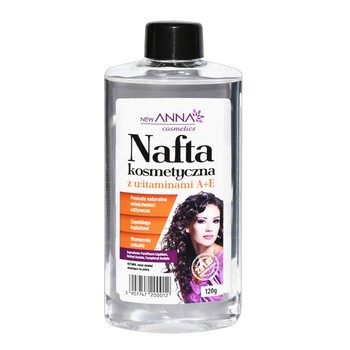 New Anna Cosmetics, nafta kosmetyczna, płyn z witaminami A+E, 120 g