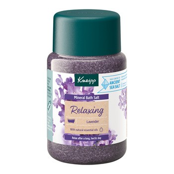 Kneipp, kryształki do kąpieli z soli mineralnej, Relaxing, lawenda, 500 g