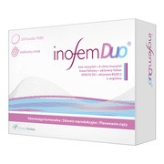 Inofem Duo, tabletki, smak malinowy, 24 szt.