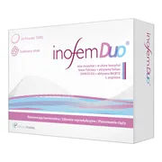 Inofem Duo, tabletki, smak malinowy, 24 szt.