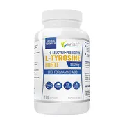 Wish L-Tyrosine Forte 500mg + L-leucyna + Prebiotyk, kapsułki, 120szt.