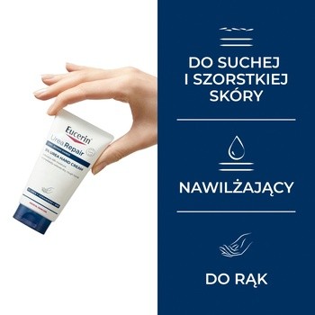 Eucerin UreaRepair PLUS, regenerujący krem do rąk z 5% mocznikiem, do suchej skóry, 75 ml