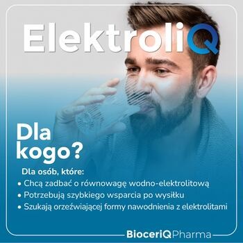 ElektroliQ, tabletki musujące, smak cytryny i pomarańczy, 20 szt.