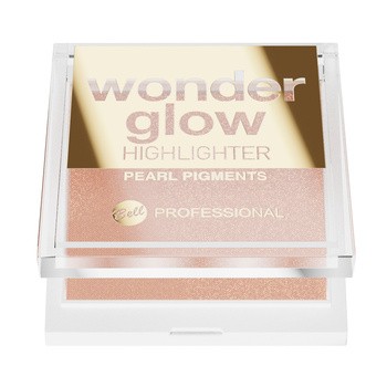 Bell Professional Wonder Glow Highlighter, rozświetlacz prasowany, 03, 10 g