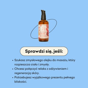 Mydlarnia 4 Szpaki Miłość, olejek do masażu, 100 ml