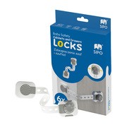 Sipo, zabezpieczenie szaf i szuflad z funkcją smart lock, 6 szt.