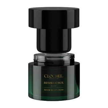 Clochee Premium Resveratrol Care, odbudowujący krem na noc, Refill, 50 ml