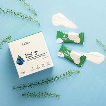 Aura Herbals MagFuse magnez + B6, saszetki z proszkiem, 30 szt.
