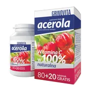 Acerola Grinovita, tabletki do ssania, 100 szt.
