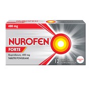 Nurofen Forte, 400 mg, tabletki powlekane, 12 szt.