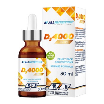 Allnutrition D3 4000, krople, 30 ml