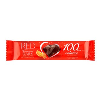 Chocolette, czekolada RED ciemna, pomarańcze i migdały Delight, 26 g