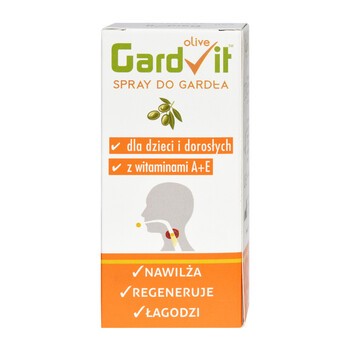 GardVit Olive, spray do gardła, dla dzieci i dorosłych, 15 ml