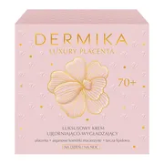 Dermika Luxury Placenta, luksusowy krem ujędrniająco-wygładzający, 70+, 50 ml