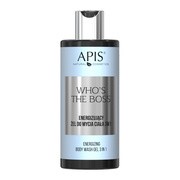 Apis Who's The Boss, energizujący żel do mycia ciała 3 w 1, 300 ml