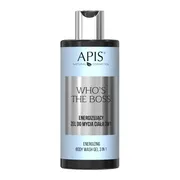 Apis Who's The Boss, energizujący żel do mycia ciała 3 w 1, 300 ml