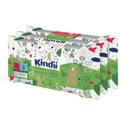 Kindii Natural Balance, chusteczki dla niemowląt i dzieci, 3 x 60 szt.