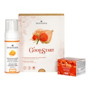 Orientana, Zestaw Good Start, pianka do mycia twarzy, 150 ml + krem do twarzy, 40 ml