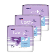Zestaw 3 x Seni Lady Slim normal, wkładki urologiczne, 15 szt.