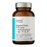 OstroVit Pharma Cytrynian Magnezu + Potas + B6 P-5-P, kapsułki, 90 szt.