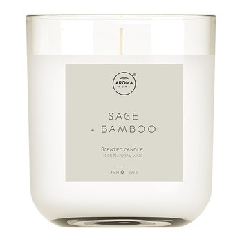 Aroma Home, Simplicity Sage & Bamboo, świeca, 150 g