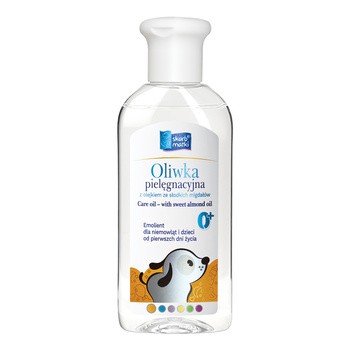 Zestaw Skarb Matki, Emulinka emulsja olejowa do kąpieli, 250 ml + oliwka z olejkiem z migdałów, 200 ml
