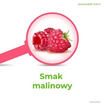 Lizak Cholinex, lizaki, smak malinowy, 50 szt.