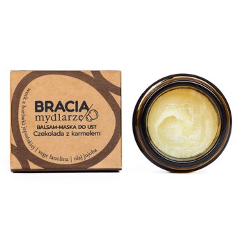 Bracia Mydlarze, balsam-maska do ust, Czekolada z karmelem, 15 ml
