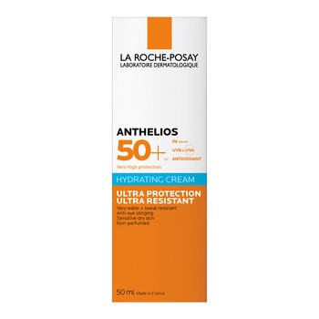 La Roche-Posay Anthelios Ultra, bezzapachowy krem do skóry twarzy oraz okolic oczu, SPF 50+, 50 ml
