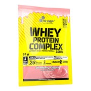 Olimp Whey Protein Complex 100%, proszek, smak truskawkowy, 35 g