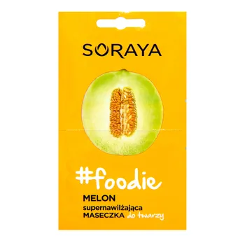 Soraya foodie, supernawilżająca maseczka do twarzy, melon, 2 x 5ml