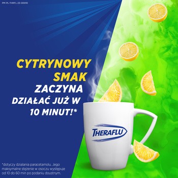 Theraflu Zatoki, 650 mg+10 mg, proszek do sporządzenia roztworu doustnego, 14 saszetek