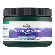Swanson Cytrynian Magnezu, proszek, 244 g